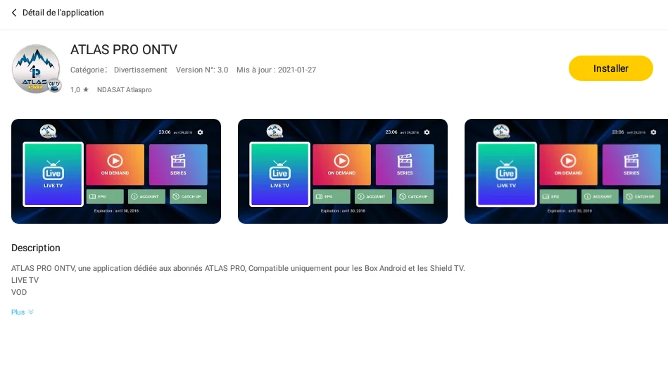 Site Officiel Atlas Pro ONTV - Atlaspro ONTV